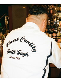 【SALE／30%OFF】BOWLING SHIRT"FINEST QUALITY BUILT TOUGH"/ボーリングシャツ ファイネスト クオリティ ビルド タフ Schott ショット トップス シャツ・ブラウス ベージュ ブラック ホワイト【RBA_E】【送料無料】[Rakuten Fashion]