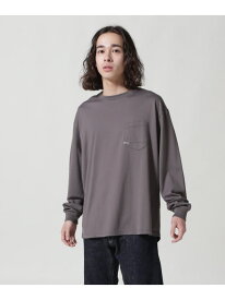 DENHAM/デンハム/7 POCKET LS TEE ROYAL FLASH ロイヤルフラッシュ トップス カットソー・Tシャツ グレー ブラック ホワイト【送料無料】[Rakuten Fashion]