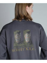 楽天市場】schott ショット（カラーグレー）（スウェット・トレーナー 