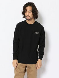 【SALE／30%OFF】MANASTASH/マナスタッシュ TURN OVER LOGO L/S TEE ターンオーバーロゴロングスリーブティー BEAVER ビーバー トップス カットソー・Tシャツ ブラック【RBA_E】【送料無料】[Rakuten Fashion]