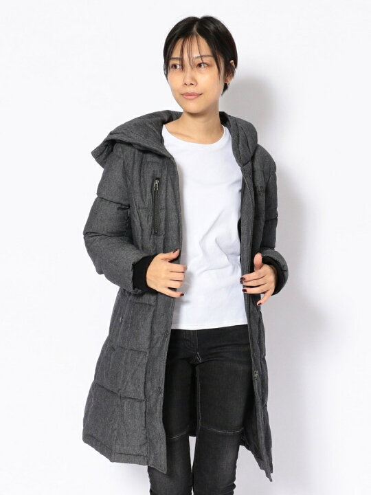 楽天市場】【SALE／50%OFF】フーディデニムダウンコート 