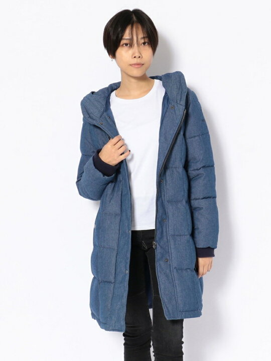楽天市場】【SALE／50%OFF】フーディデニムダウンコート 