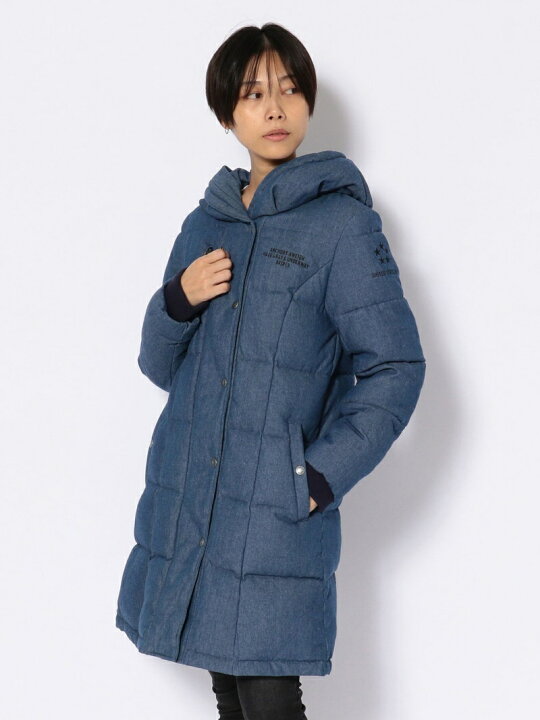 楽天市場】【SALE／50%OFF】フーディデニムダウンコート 