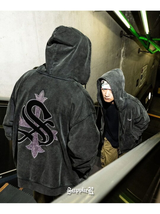 楽天市場】SUPPLIER/サプライヤー/Exclusive Cross Zip Hoodie Pink 