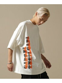 DankeSchon/ダンケシェーン/CAPO FOAM RUBBER S/S TEE/Tシャツ LHP エルエイチピー トップス カットソー・Tシャツ ホワイト ブラック【送料無料】[Rakuten Fashion]