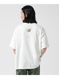 REMI RELIEF(レミレリーフ) 別注LW加工20/-天竺BIGサイズT(刺繍:福) B'2nd ビーセカンド トップス カットソー・Tシャツ ブラック ホワイト【送料無料】[Rakuten Fashion]