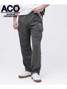 �ySALE�^40%OFF�z�sCROSSOVER�tTRACK CARGO PANTS / �g���b�N �J�[�S�p���c / AVIREX / �A���B���b�N�X AVIREX �A���B���b�N�X �p���c ���̑��̃p���c �O���[�� �u���b�N�yRBA_E�z�y���������z[Rakuten Fashion]