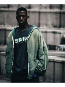 SAINT MICHAEL/Zg}CP/HOODIE/DBL-FC ZIP/GREEN ROYAL FLASH CtbV gbvX p[J[Et[fB[ O[yz[Rakuten Fashion]