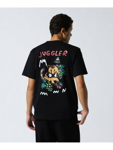 guernika×JUGGLER/�Q���j�J×�W���O���[/TORAPPI Print - Tee ROYAL FLASH ���C�����t���b�V�� �g�b�v�X �J�b�g�\�[�ET�V���c �z���C�g �u���b�N�y���������z[Rakuten Fashion]