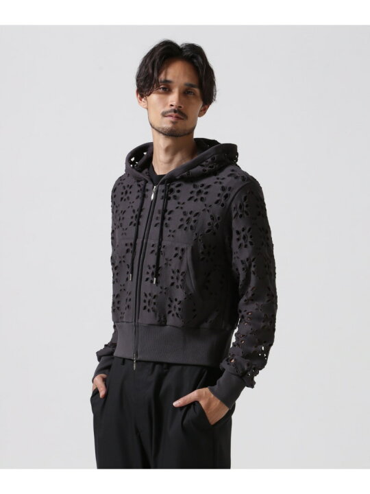 楽天市場】MASU/エムエーエスユー/FLOWER HOLE ZIP-UP SWEAT PARKA 