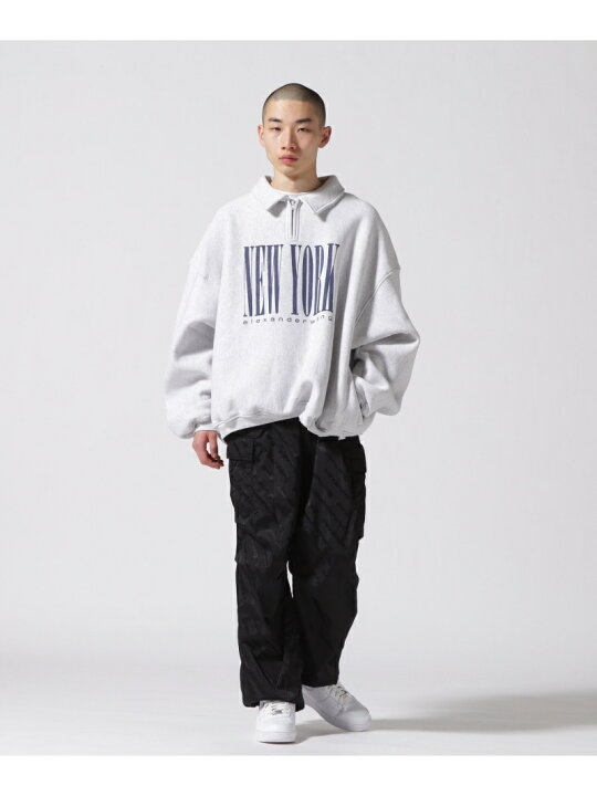 楽天市場】alexanderwang/アレキサンダーワン/HALF ZIP SWEATSHIRT 