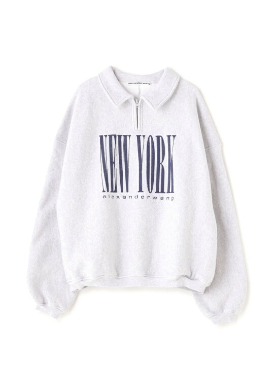 楽天市場】alexanderwang/アレキサンダーワン/HALF ZIP SWEATSHIRT 