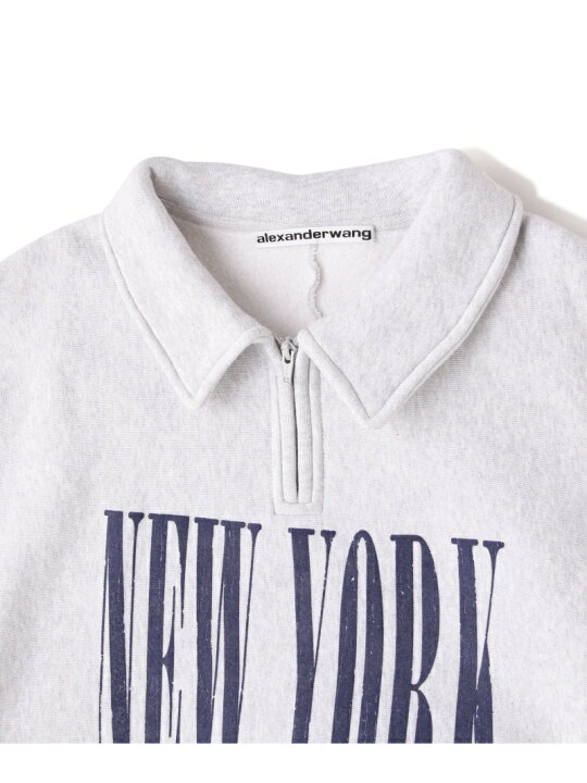 楽天市場】alexanderwang/アレキサンダーワン/HALF ZIP SWEATSHIRT 