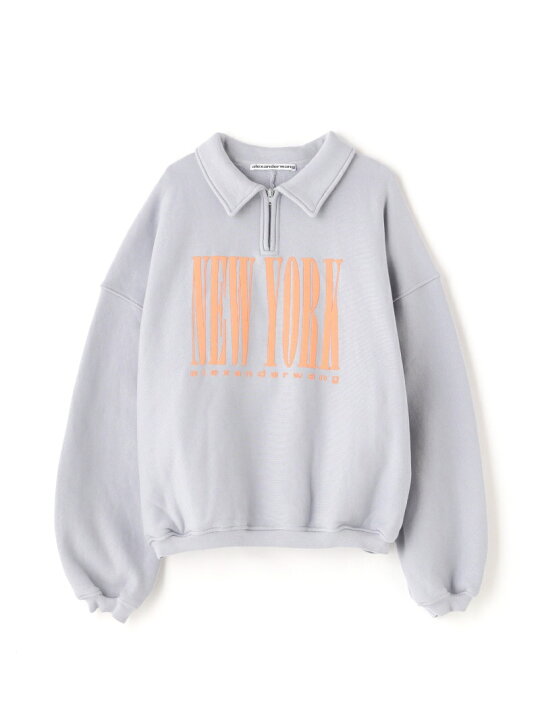 楽天市場】alexanderwang/アレキサンダーワン/HALF ZIP SWEATSHIRT 