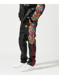 【SALE／30%OFF】MAYO/メイヨー/別注PU TRACK PANTS ROYAL FLASH ロイヤルフラッシュ パンツ その他のパンツ ブラック【RBA_E】【送料無料】[Rakuten Fashion]