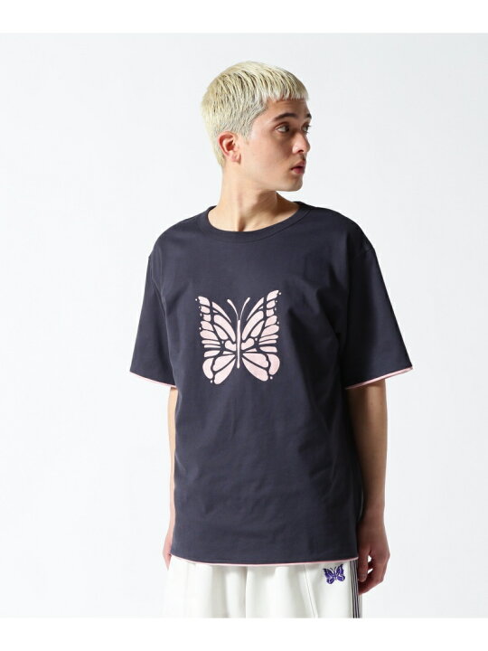 楽天市場】NEEDLES(ニードルズ)S/S Reversible Tee リバーシブルT B 