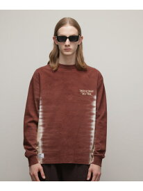 【SALE／40%OFF】TIE DYE LS T-SHIRT "AMERICAN BRAND WITH PRIDE"/"アメリカン ブランド ウィズ プライド Schott ショット トップス カットソー・Tシャツ ブラウン グレー【RBA_E】【送料無料】[Rakuten Fashion]
