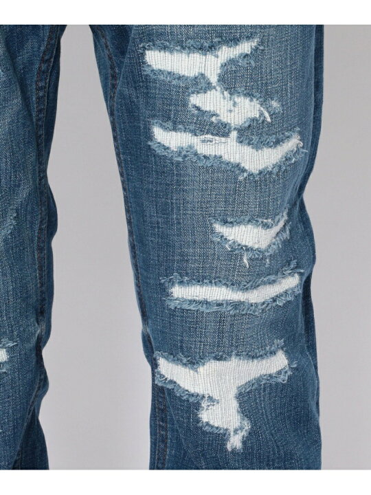 楽天市場】ダメージスキニージーンズ/ DAMAGE SKINNY JEANS AVIREX 
