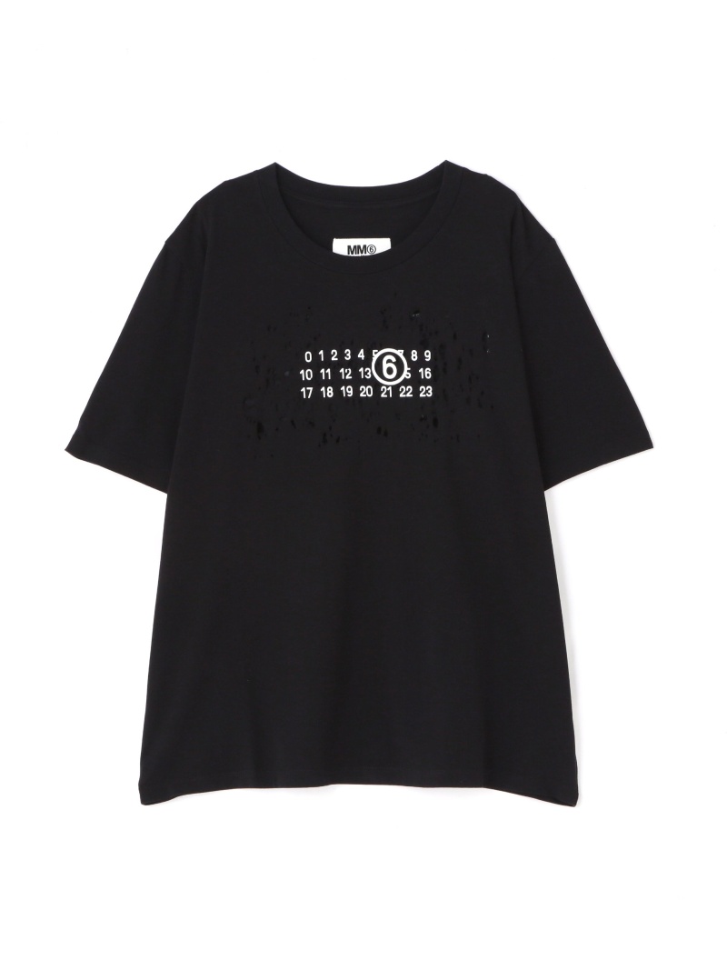 MM6 Maison Margiela☆6ロゴ 半袖Tシャツ 160㎝Black-
