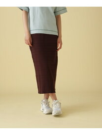 【SALE／50%OFF】PANEL BORDER KNIT SKIRT/ パネルボーダーニットスカート AVIREX アヴィレックス スカート その他のスカート ブラウン パープル ネイビー【RBA_E】【送料無料】[Rakuten Fashion]