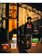 SAINT MICHAEL/セントマイケル/HOODIE/I LOVE SAINT/BLACK ROYAL FLASH ロイヤルフラッシュ トップス パ…