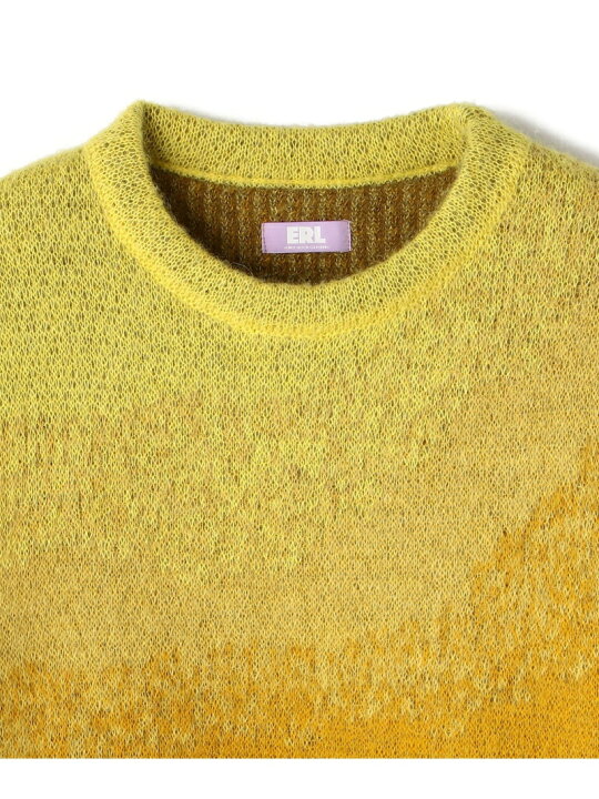 楽天市場】ERL/イーアールエル/MENS BOWY SWEATER KNIT/グラデーション 