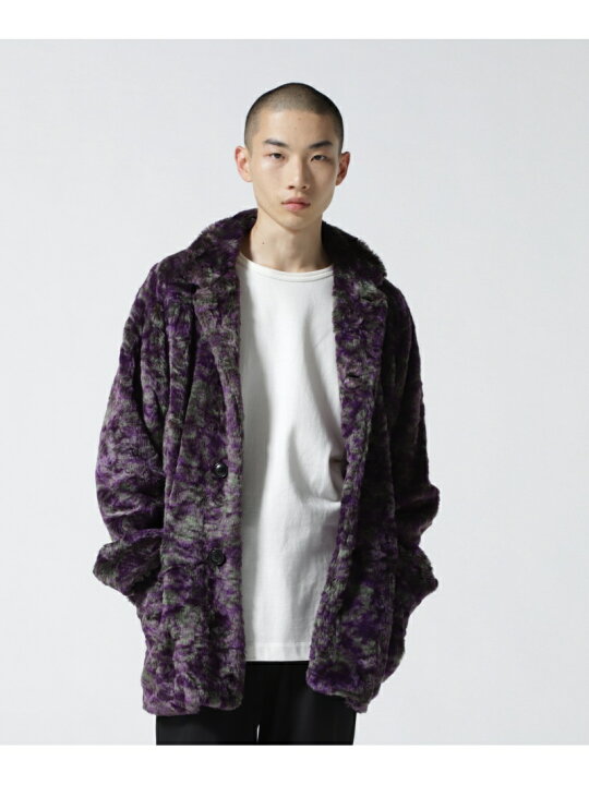楽天市場】Needles/ニードルス/S.C. Car Coat-Faux Fur/UNEVEN PRINTED  