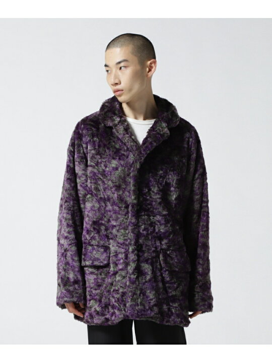 楽天市場】Needles/ニードルス/S.C. Car Coat-Faux Fur/UNEVEN PRINTED 