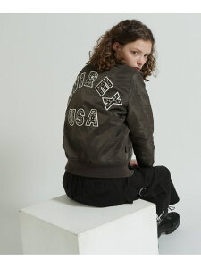 sWOMANtLEOPARD LOGO MA-1 AVIREX ABbNX WPbgEAE^[ u]EWp[ uE ubNyz[Rakuten Fashion]