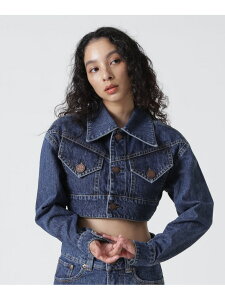 VAQUERA×MOUSSY/���@�P��×�}�E�W�[/VQ DENIM JACKET ROYAL FLASH ���C�����t���b�V�� �W���P�b�g�E�A�E�^�[ ���̑��̃W���P�b�g�E�A�E�^�[ �u���[�y���������z[Rakuten Fashion]