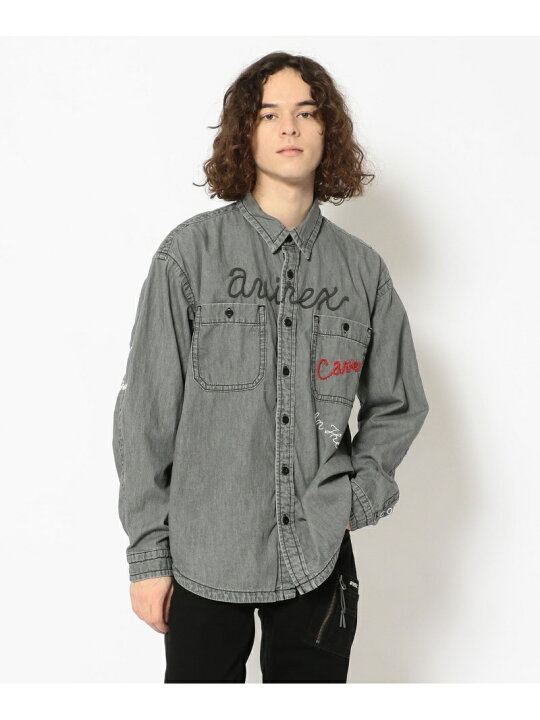 楽天市場】【SALE／30%OFF】デニム ハンドクラフト シャツ/DENIM HAND 