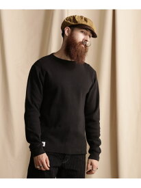 HONEYCOMB WAFFLE T-SHIRT/ハニカムワッフル Tシャツ Schott ショット トップス カットソー・Tシャツ ホワイト ブラック【送料無料】[Rakuten Fashion]