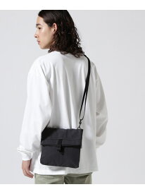 SLOW(スロウ) span nylon-draw string shoulder bag S B'2nd ビーセカンド バッグ その他のバッグ グレー ブラック【送料無料】[Rakuten Fashion]