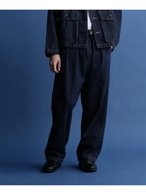 【SALE／40%OFF】NEP DENIM 2 TUCK PANTS/ネップデニム 2タックパンツ Schott ショット パンツ ジーンズ・デニムパンツ ブルー【RBA_E】【送料無料】[Rakuten Fashion]