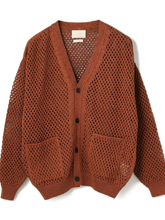楽天市場】YOKE/ヨーク/MESHED KNIT CARDIGAN/YK22SS0345S GARDEN 