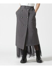 【SALE／40%OFF】Risley/リズレー/WRAP SKIRT ROYAL FLASH ロイヤルフラッシュ スカート その他のスカート グレー【RBA_E】【送料無料】[Rakuten Fashion]