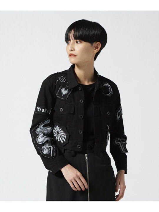 楽天市場】LIMI feu/リミ フゥ/ TATOO ワッペン付きショートブルゾン  