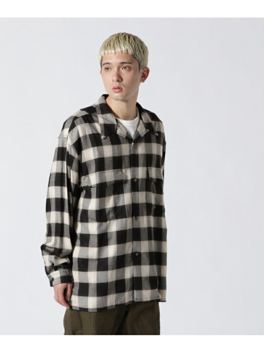 楽天市場】SUGARHILL/シュガーヒル/OMBRE PLAID LOOSE OPEN COLLAR