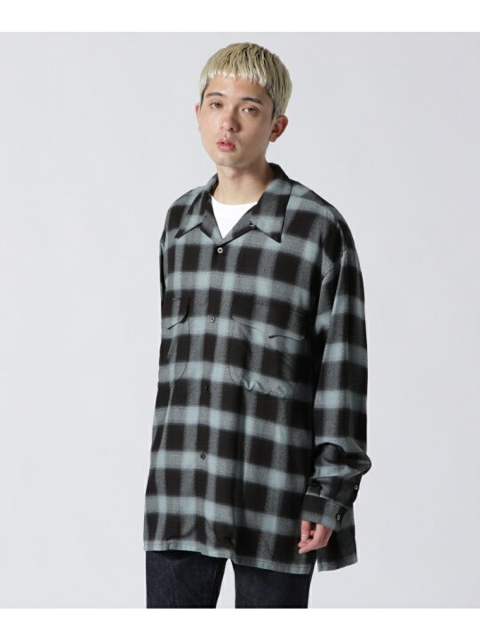 楽天市場】SUGARHILL/シュガーヒル/OMBRE PLAID LOOSE OPEN COLLAR 
