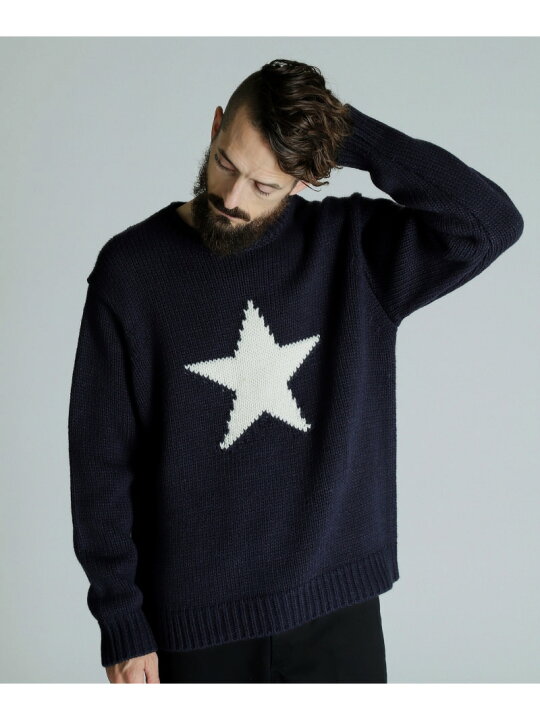 楽天市場】CREW KNIT STAR/クルーネックニット スター Schott ショット 