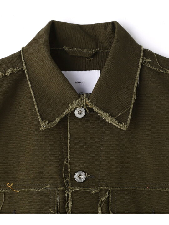 楽天市場】SUGARHILL/シュガーヒル/RAW EDGE CANVAS DENIM JACKET 