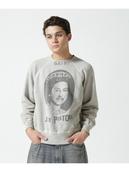 楽天市場】SAINT MICHAEL/セントマイケル/SP_CREW SWEAT/QUEEN/GRAY 