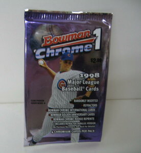 US {E} N[ 1998 V[Y1 W[[O@x[X{[J[h@1pbN 4(MLB BOWMAN CHROME g[fBOJ[h {[}N[)