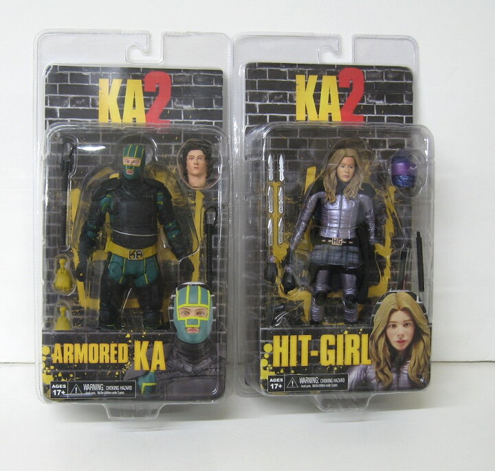 楽天市場】US版 NECA キックアス2 シリーズ2 アクションフィギュア 2種 