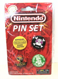 US版 ニンテンドー 缶バッジ 4個セット 任天堂 スーパーマリオ カンバッジ ゲームキャラクター ピンバッジ