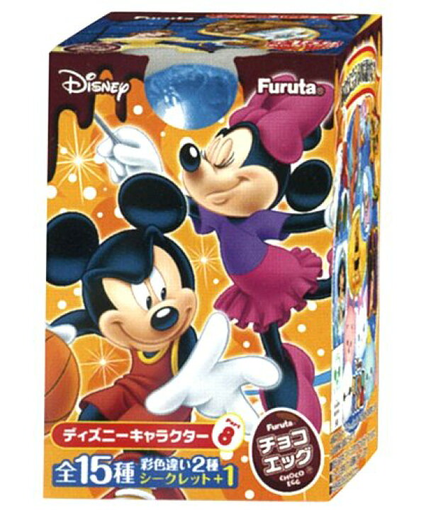 楽天市場 即納 10月最新作 フルタ製菓 ディズニー キャラクター チョコエッグ8 １box ボックス 10個入り シークレット有 Usプラザ