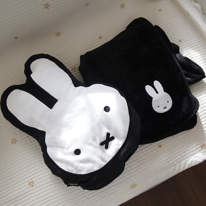 楽天市場 Miffy ミッフィー ひざ掛け ブランケット クッション ブランケット Bk 営業日お昼１２時までのご注文 ご入金確認で即日発送 ひざかけ ぬいぐるみ 受験 生活用品 毛布 あったか 防寒 キャラクター クリスマス Usプラザ