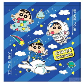 クレヨンしんちゃん タオル ハンドタオル スペースパジャマ　メール便なら4枚まで送料￥240で全国へ　4030862　テレビ朝日 テレビアニメ キャラクター しんちゃん ウォッシュタオル ミニタオル 手拭きタオル