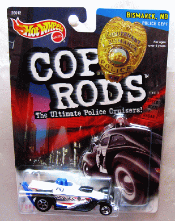 ホットウィール COP RODS 2台セット Hot Wheels Cop Rods '40's Woodie White Black Real Riders El