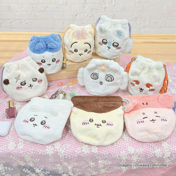楽天市場】ちいかわ 巾着 古本屋 フェイス巾着 パート2 メール便なら 